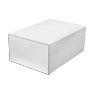 20PCS Plastic Shoe Box Storage Organizer Stackable Foldable Clear Shoe Container