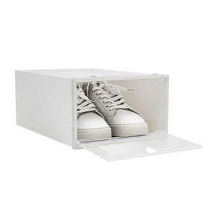 20PCS Plastic Shoe Box Storage Organizer Stackable Foldable Clear Shoe Container